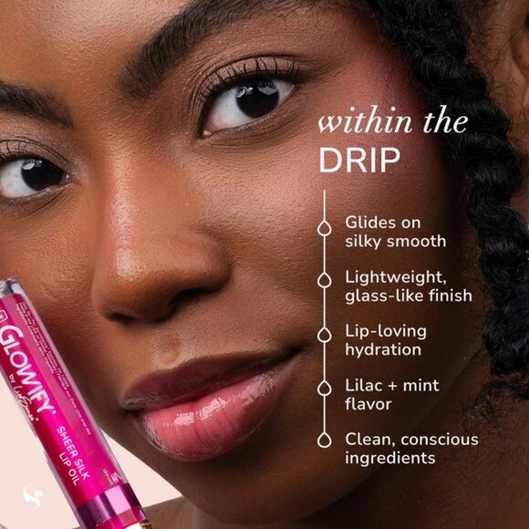 Rose Water LipSense Glowify Sheer Silk Lip Oil - Picture 7 of 7